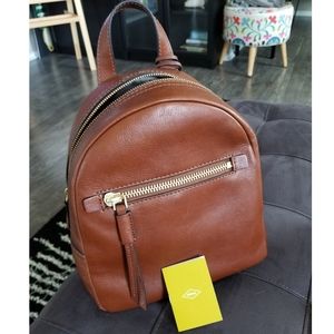 Megan Leather Fossil Backpack